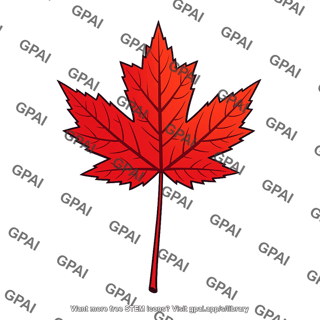Red maple leaf red
