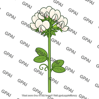 Pea flower terminal