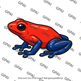 Strawberry poison dart frog