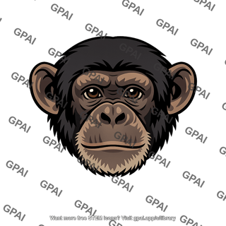 Chimpanzee face