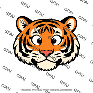 Tiger cross eyed