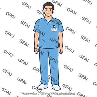 Medical staff scrubs
