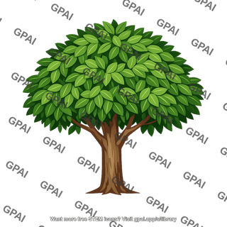 Broadleaf evergreen tree