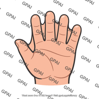 Open hand palm