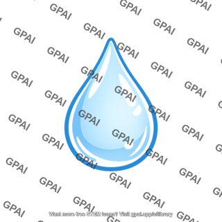 Spittle droplet