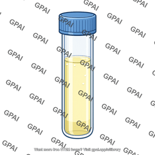 Amniotic fluid in tube