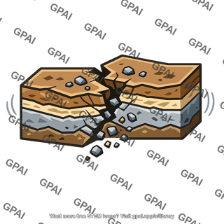 Earthquake ground rupture