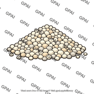 Fertilizer granular pile