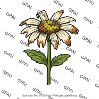 Flower damaged