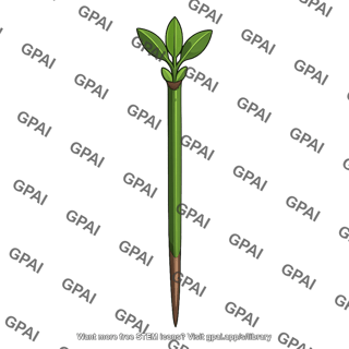 Red mangrove seedling