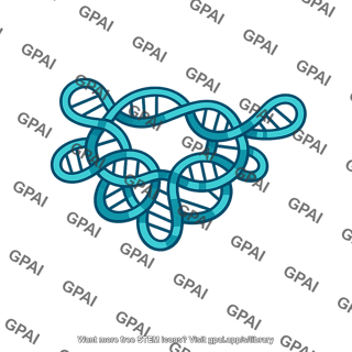 Tangled dna helix