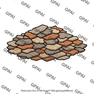 Pile of flat stones
