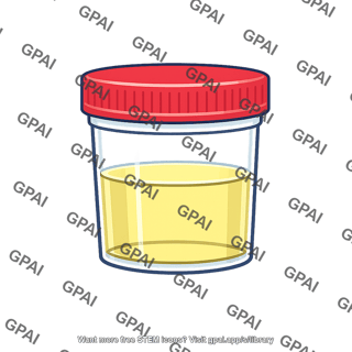 Urine sample container