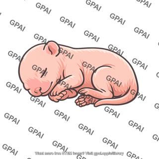 Newborn mammal fetal position