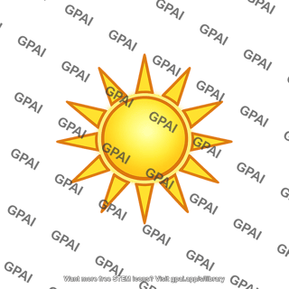 Light sunburst