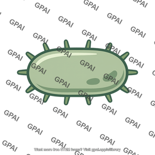 Microorganism with surface projections