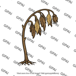 Wilted plant
