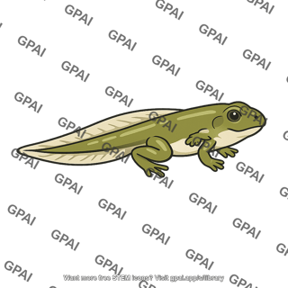 Tadpole with legs