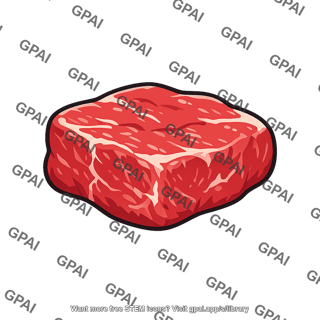 Food meat piece