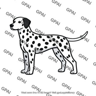 Dalmatian dog