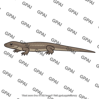 Early reptile lizard like