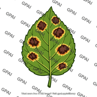 Leaf brown spotted