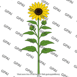 Sunflower plant