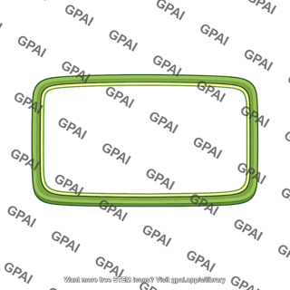 Green rounded frame