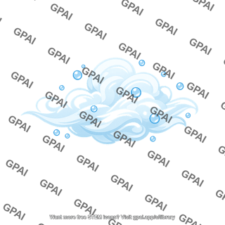 Water vapor wisps and droplets