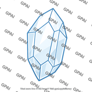 Faceted crystal