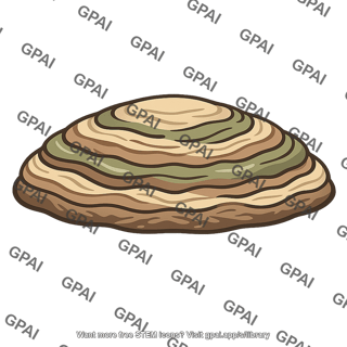 Bacterial community stromatolite