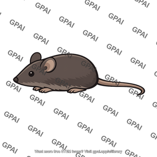 Mouse model inland colored
