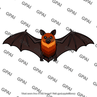 Flying fox bat