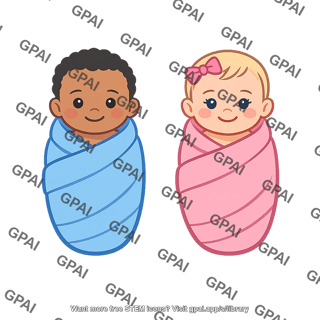 Fraternal twin infants