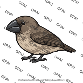 Medium ground finch large beak