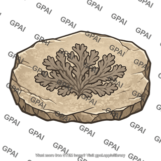 Fossil lichen