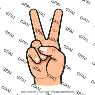 Scissors hand symbol