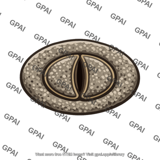 Stoma fossilized