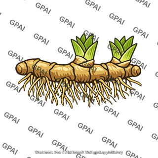 Iris rhizome