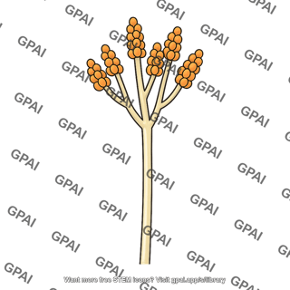 Neurospora crassa conidiophore