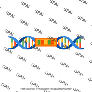 Dna segment with highlighted gene