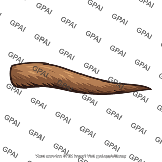 Furred animal tail