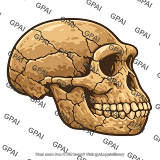 Hominin skull