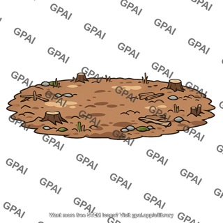 Cleared land