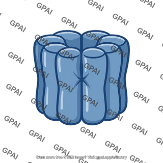 Ion channel protein closed