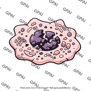 Infected cell dying