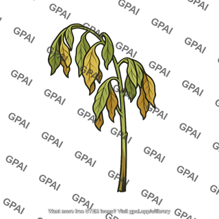 Droughted plant