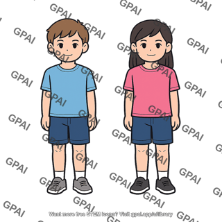 Fraternal twin children