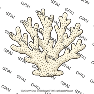 Calcium carbonate skeleton