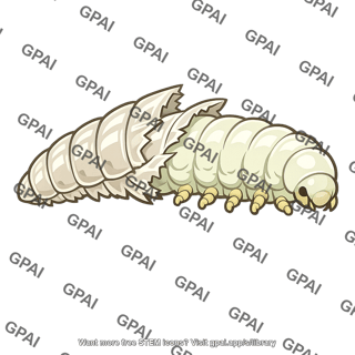 Insect larva molting